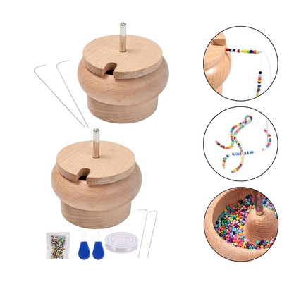 Geschwungener Holz Perlenhalter Perlenschale DIY Armbänder Schmuck