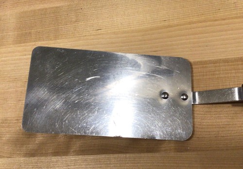 Vintage Ekco Eterna Stainless Solid Spatula Long Blade Short Handle Turner 11” - Picture 2 of 9