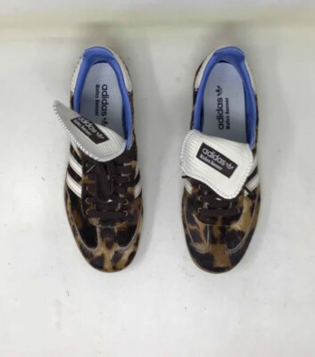 adidas gazelle silver green womens Wales Bonner Pony Hair Leopard Samba  La Garonne