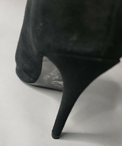 Aldo Women Black Pointed Toe Medium Heels Lace Up Size 6.5 - Picture 7 of 11