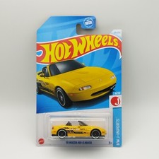 Hot Wheels Mazda MX-5 Miata '91  NA - Jaune - 1:64 HW J-Imports 6/10 2024 - Neuf