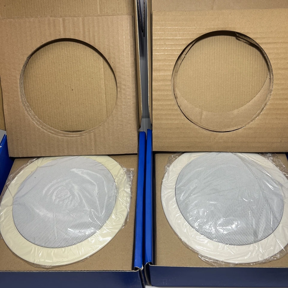 "Lote de 2 altavoces de techo Auvio 40W 2 vías 5,25"" 4000334 montaje empotrado caja abierta" Foto 4 de 4