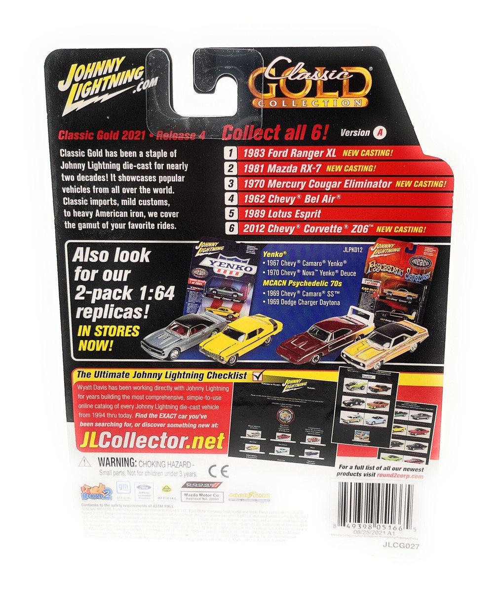 Johnny Lightning 1:64 1983 Ford Ranger in Yellow w/ White