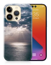 CASE COVER FOR APPLE IPHONE|SUN BEHIND GLOOMY CLOUDY SKIES