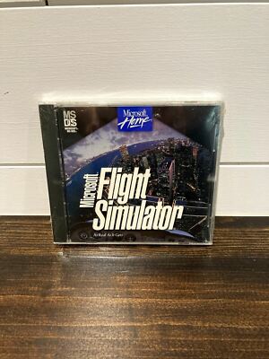 Microsoft Flight Simulator MS-DOS CD-ROM (1995)   Jewel Case Sealed Vintage