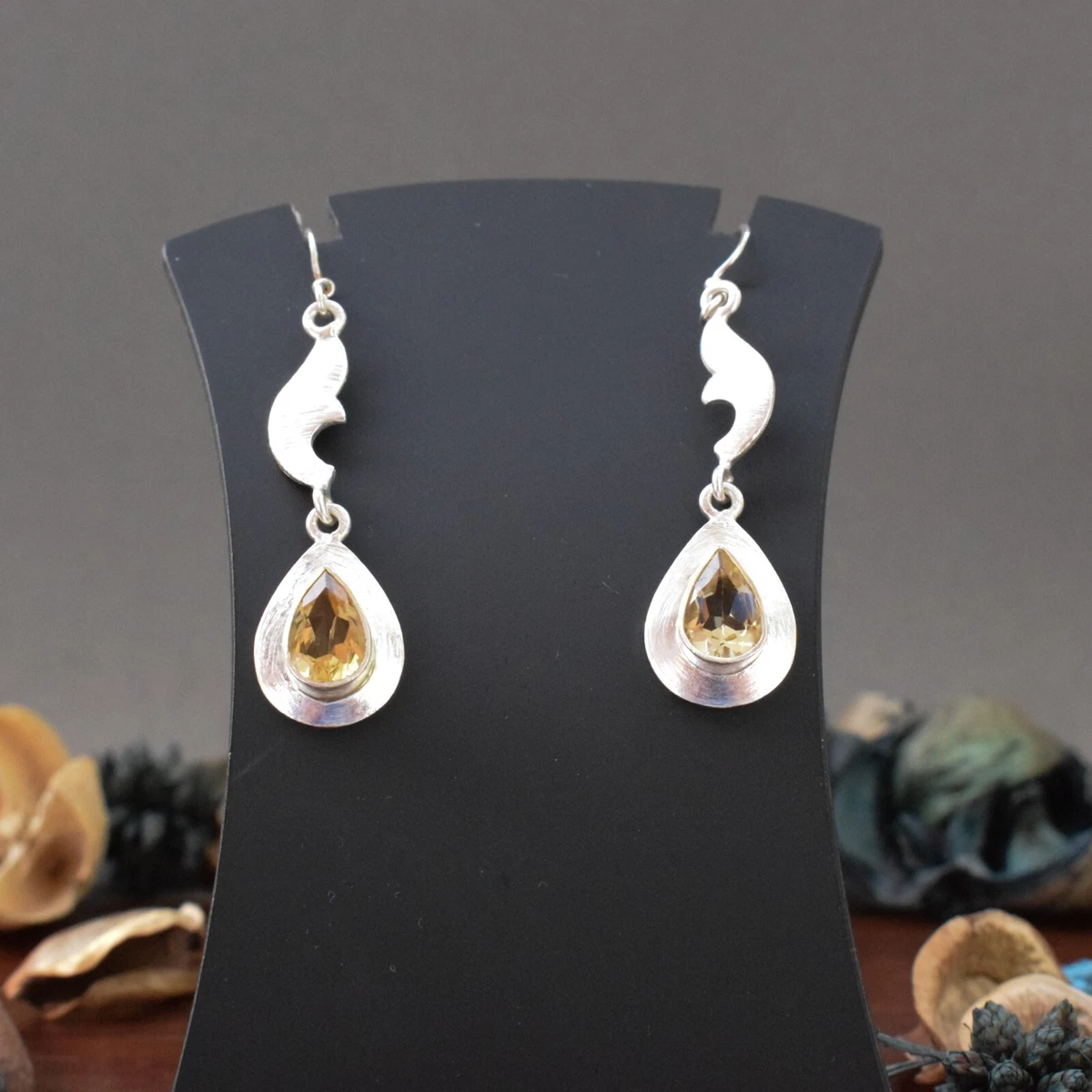 Citrine chandelier earrings online