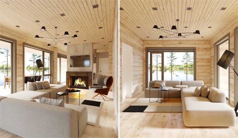 LOG HOUSE KIT #LH-104 ECO FRIENDLY WOOD PREFAB DIY BUILDING CABIN HOME MODULAR - thumbnail 9