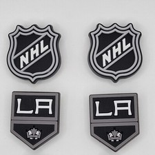 NHL Los Angeles Kings Hockey Team For Crocs Shoe Charms - 4 Pieces