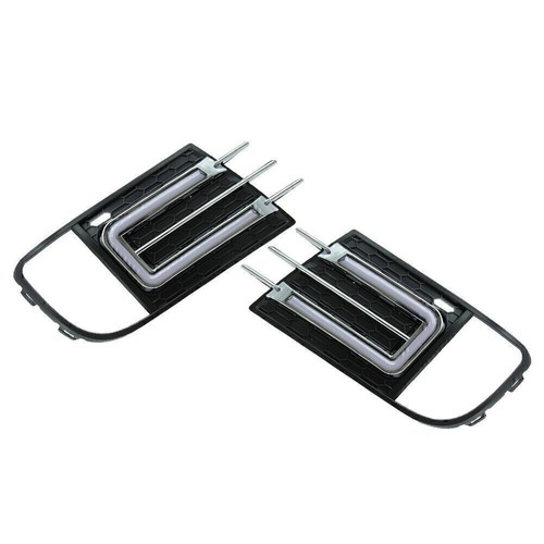 1 Pair ABS Car LED Front Daytime Running Lights DRL For VW Tiguan 2013-2016 - Picture 5 of 8
