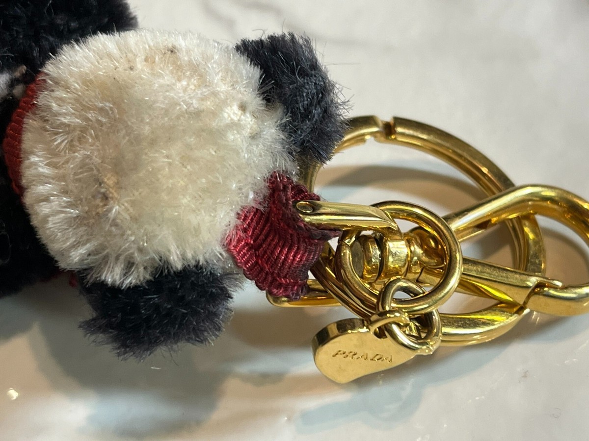 PRADA Key holder パンダキーリング　PANDA　KEYRING PRADA - PRADA 人気 プラダ パンダ くま キーホルダー