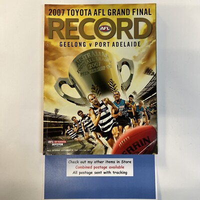 PENNANT 10*9 CM GEELONG CATS Vs POWER PORT ADELAIDE AFL GRAND