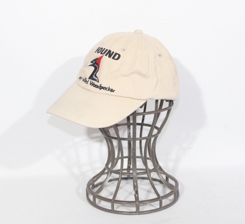 Vintage The Nature Conservancy Ivory Billed-Woodpecker Cap Hat One Size Beige