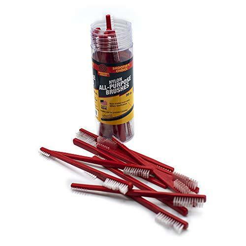 Shooter's Choice 20 Pack All Purpose Brushes, Red