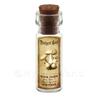 Dolls House Miniature Apothecary Pungent Cort Fungi Bottle And Label Dolls House Miniature Apothecary Pungent Cort Fungi Bottle And Label