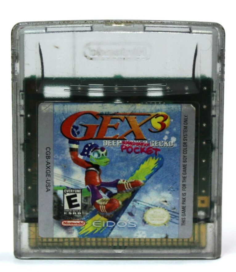 Nintendo Game Boy Color Gex 3: Deep Cover Gecko 788687450249| eBay