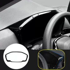 1P Console Dashboard Panel Trim Decor Frame For Honda CR-V CRV 2023 Glossy Black