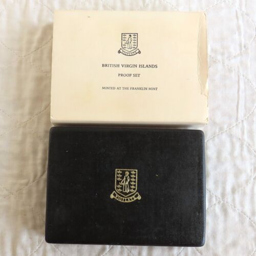 BRITISH VIRGIN ISLANDS 1977 6 COIN PROOF SET WITH SILVER - boxed/coa/sealed - Bild 4 von 4