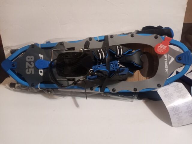 ALPTREK Pro SPIN Snowshoe Kit Sawtooth Angular Frame 825 Blue Open Box New