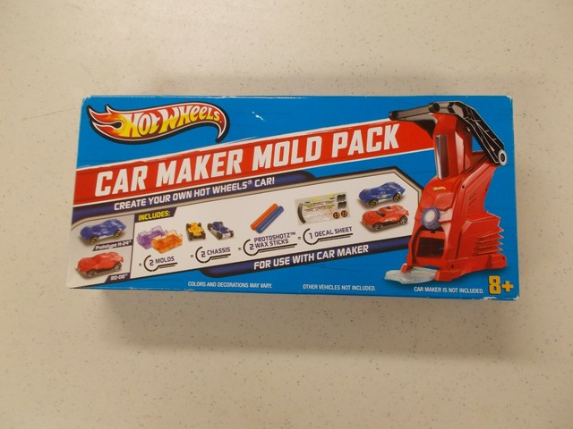 hot wheels car maker mold pack