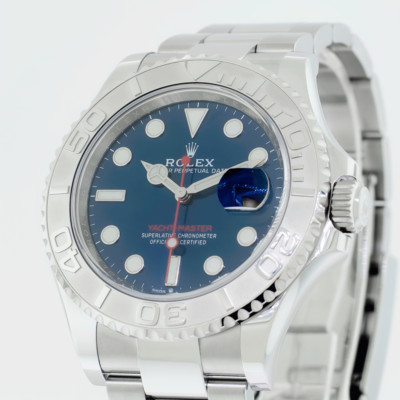 Rolex Yacht-Master 40mm Platinum & Steel Blue & Dial Platinum Bezel 126622