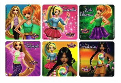 12 Fairy Tale High Girls Stickers Birthday Party Goody Bag Filler Favor 