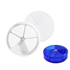 4 Grids Storage Box Silicone Mold Epoxy Resin Jewelry Container Molds