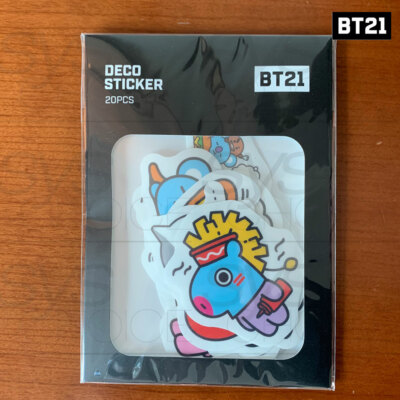 BTS BT21 Official Authentic Goods Deco Sticker Pack 20pcs BITE Ver By ...