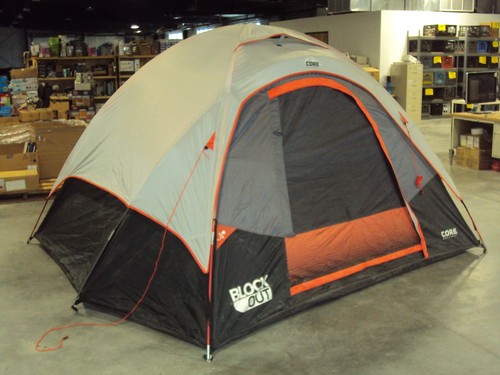 New No Box Core Equipment 6 Person Tent with Block Out 1356911 11ft x 9ft x5.5ft - 第 5/11 張圖片