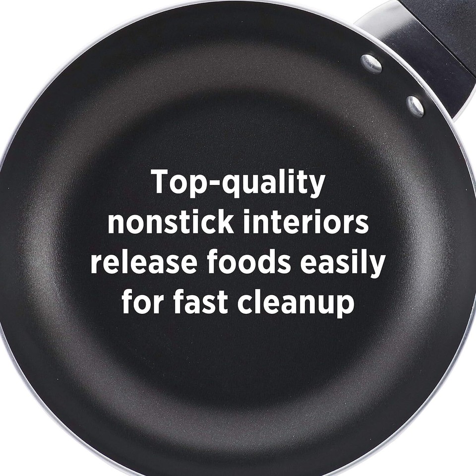 10.5qt Aluminum Nonstick Stockpot with Lid Black eBay