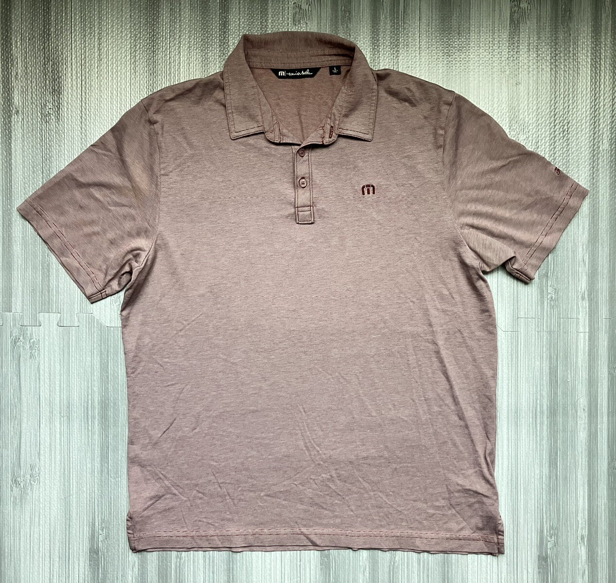 Travis Matthew Golf Polo Shirt Mens Size Large Trump National Doral