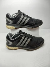 Adidas Mens 11.5 Adipower Boost Black Leather Golf Shoes 600001 Q44623