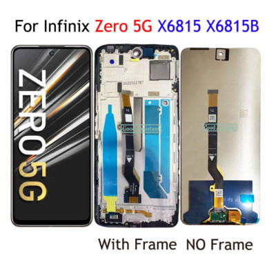OEM For Infinix Zero 5G X6815 X6815B LCD Display Touch Screen Digitizer + Frame