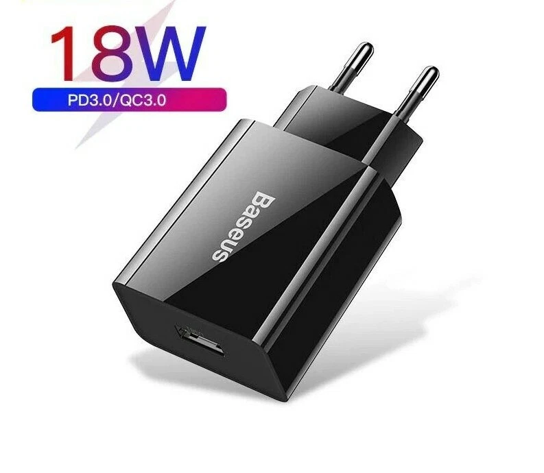 Portable Quick Fast Charge Type-C Mini USB 2 in 1 Support PD 18W Phone Charger  - Image 2 of 4