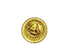 Massachusetts Volunteer Militia Brass Uniform Button
