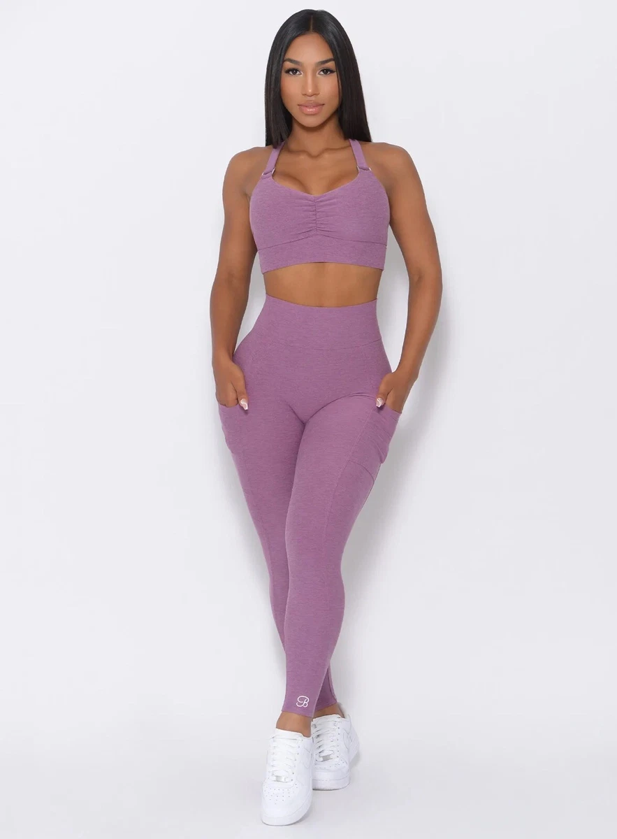 Bombshell Sportswear Curves Leggings In Lavander | eBay