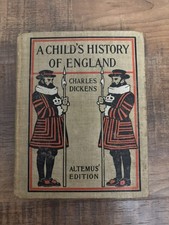Vintage antique A Childs History Of England—Charles Dickens—Altemus Edition 1897