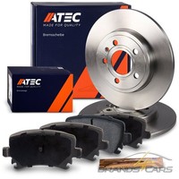 Atec Bremsscheiben Voll Ø288+BREMSBELÄGE Hinten FÜR Audi A4 8E B7 A4 8H B6 B7
