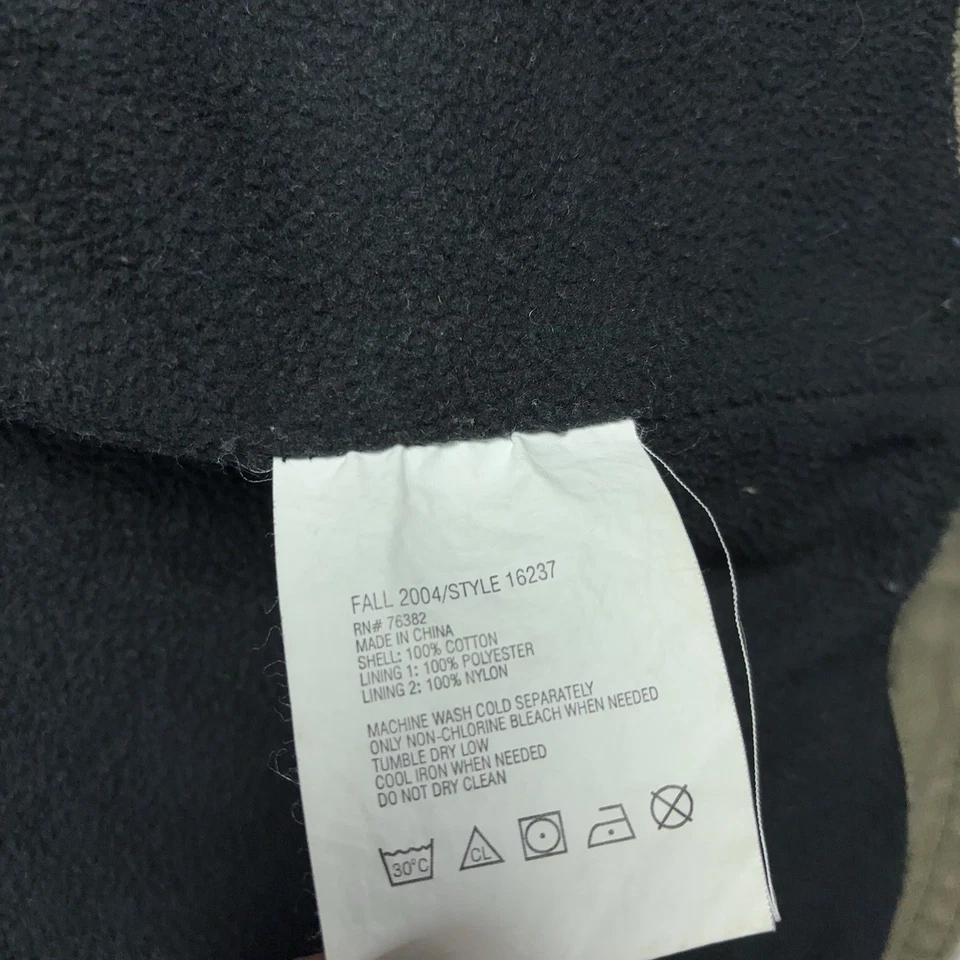 De Colección Timberland Chore Chaqueta Para Hombre XXL Lona Caza Granero Abrigo Trabajo Forrado de Vellón Foto 3 de 4