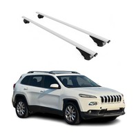 DachträGer GrundträGer FüR Jeep Cherokee KL 2014-2018 Pre-Fl 75Kg Stahl Grau 2X