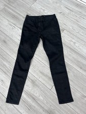 NEXT LADIES COATED BLACK LEGGINGS SIZE 12 REGULAR