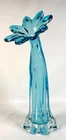 💥Vintage Italian Art Glass Vase Murano-Style Blue Aqua Hand Blown.