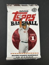 2008 Topps Baseball Series 1 Factory Sealed Hobby Pack Griffey Jr Jeter HOF
