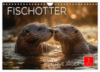 "Calendar 2027 · US Version · Otters - Cunning Hunters (Wall Calendar 2027 12\" ×"