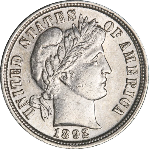 1892-P Barber Dime