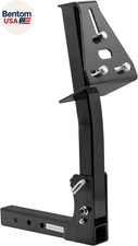 5001.5831 Pivoting Fold Down Hitch Mount Spare Tire Carrier For 2 Receivers Bl