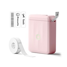 NIIMBOT D110 Upgrade Mini Label Maker, Bluetooth Thermal Printer Mini, Pink