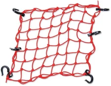 Powertye Adjustable Cargo Net - Red Motorcycle ATV/UTV Street Bike Dirt 50151
