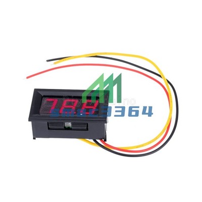 1Stks Mini DC 0-99.9V Red LED Panel Meter Tester Digital Display Volt Voltmeter