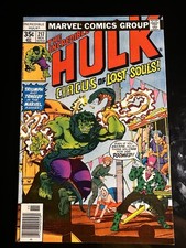 The Incredible Hulk 217 Marvel Comics 1977 Circus of Lost Souls