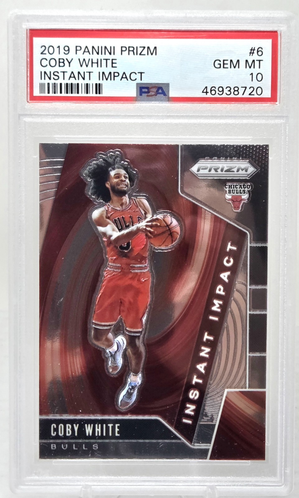 2019 Prizm COBY WHITE Instant Impact Rookie Card PSA 10 Gem Mint